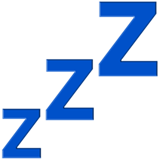Apple design of the ZZZ emoji verson:ios 16.4