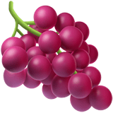 Apple Apple design of the grapes emoji verson:ios 16.4