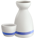 Apple design of the sake emoji verson:ios 16.4