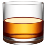 Apple design of the tumbler glass emoji verson:ios 16.4