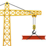 Apple design of the building construction emoji verson:ios 16.4