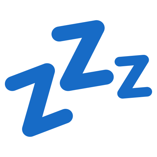 Google design of the ZZZ emoji verson:Noto Color Emoji 15.0