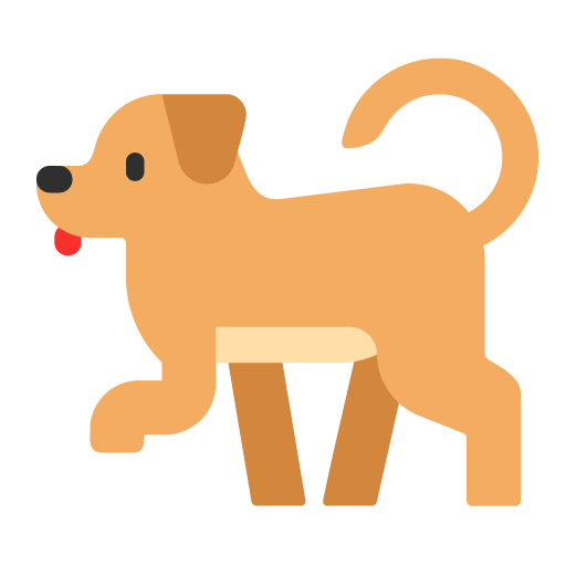 Microsoft design of the dog emoji verson:Windows-11-22H2