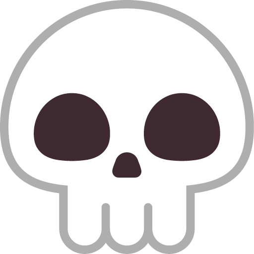 Microsoft design of the skull emoji verson:Windows-11-22H2