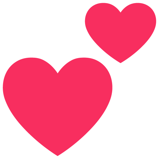 Microsoft design of the two hearts emoji verson:Windows-11-22H2