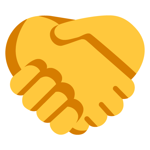 Microsoft design of the handshake emoji verson:Windows-11-22H2