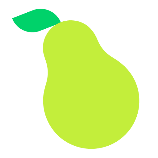 Microsoft design of the pear emoji verson:Windows-11-22H2