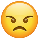 Whatsapp design of the angry face emoji verson:2.23.2.72