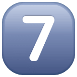 Whatsapp design of the keycap: 7 emoji verson:2.23.2.72