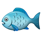 Whatsapp design of the fish emoji verson:2.23.2.72