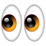 Whatsapp design of the eyes emoji verson:2.23.2.72