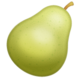 Whatsapp design of the pear emoji verson:2.23.2.72