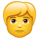 Whatsapp design of the older person emoji verson:2.23.2.72