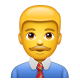 Whatsapp design of the man office worker emoji verson:2.23.2.72