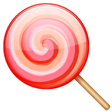 Whatsapp design of the lollipop emoji verson:2.23.2.72