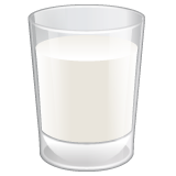 Whatsapp design of the glass of milk emoji verson:2.23.2.72