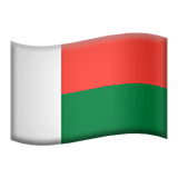 Apple design of the flag: Madagascar emoji verson:ios 16.4