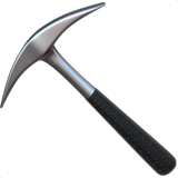 Apple design of the pick emoji verson:ios 16.4