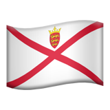 Apple design of the flag: Jersey emoji verson:ios 16.4