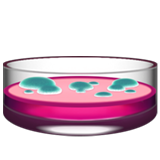 Apple design of the petri dish emoji verson:ios 16.4