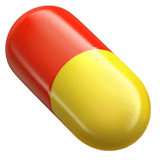 Apple design of the pill emoji verson:ios 16.4