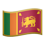 Apple design of the flag: Sri Lanka emoji verson:ios 16.4