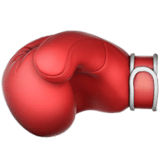 Apple Apple design of the boxing glove emoji verson:ios 16.4
