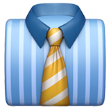 Apple design of the necktie emoji verson:ios 16.4
