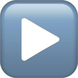 Apple design of the play button emoji verson:ios 16.4