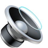 Apple design of the speaker medium volume emoji verson:ios 16.4