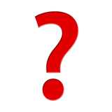 Apple design of the red question mark emoji verson:ios 16.4