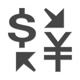 Apple design of the currency exchange emoji verson:ios 16.4