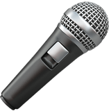 Apple design of the microphone emoji verson:ios 16.4
