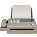 Apple design of the fax machine emoji verson:ios 16.4