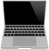 Apple design of the laptop emoji verson:ios 16.4