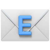 Apple Apple design of the e-mail emoji verson:ios 16.4