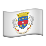Apple design of the flag: St. Barthélemy emoji verson:ios 16.4
