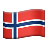 Apple design of the flag: Bouvet Island emoji verson:ios 16.4