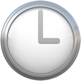 Apple design of the three o’clock emoji verson:ios 16.4