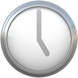 Apple design of the five o’clock emoji verson:ios 16.4