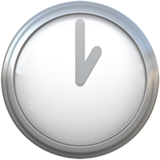 Apple design of the one o’clock emoji verson:ios 16.4