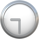 Apple design of the nine-thirty emoji verson:ios 16.4