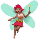 Apple design of the woman fairy: medium skin tone emoji verson:ios 16.4