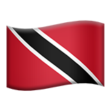 Apple design of the flag: Trinidad & Tobago emoji verson:ios 16.4