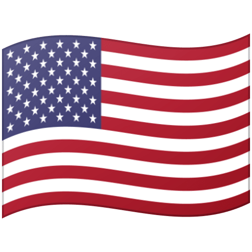Google design of the flag: United States emoji verson:Noto Color Emoji 15.0