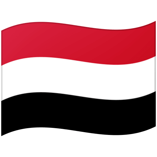 Google design of the flag: Yemen emoji verson:Noto Color Emoji 15.0