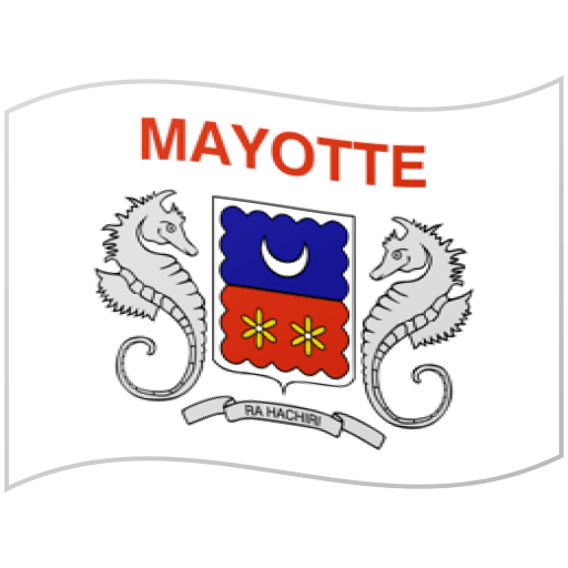 Google design of the flag: Mayotte emoji verson:Noto Color Emoji 15.0