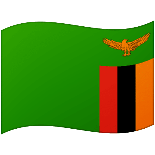 Google design of the flag: Zambia emoji verson:Noto Color Emoji 15.0