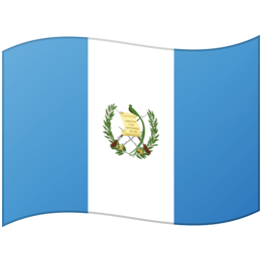 Google design of the flag: Guatemala emoji verson:Noto Color Emoji 15.0