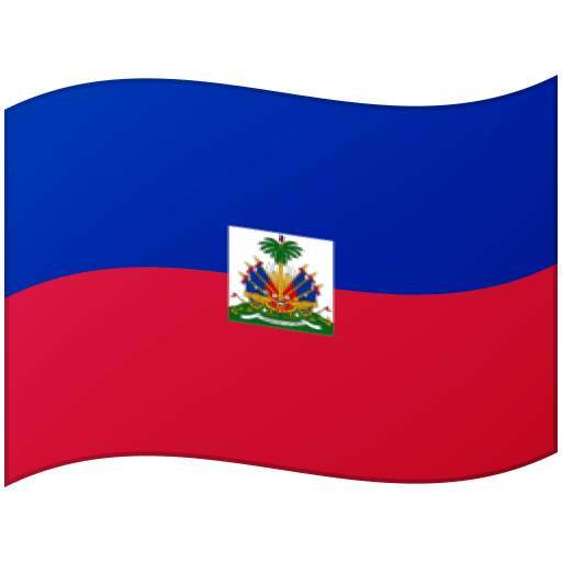 Google design of the flag: Haiti emoji verson:Noto Color Emoji 15.0